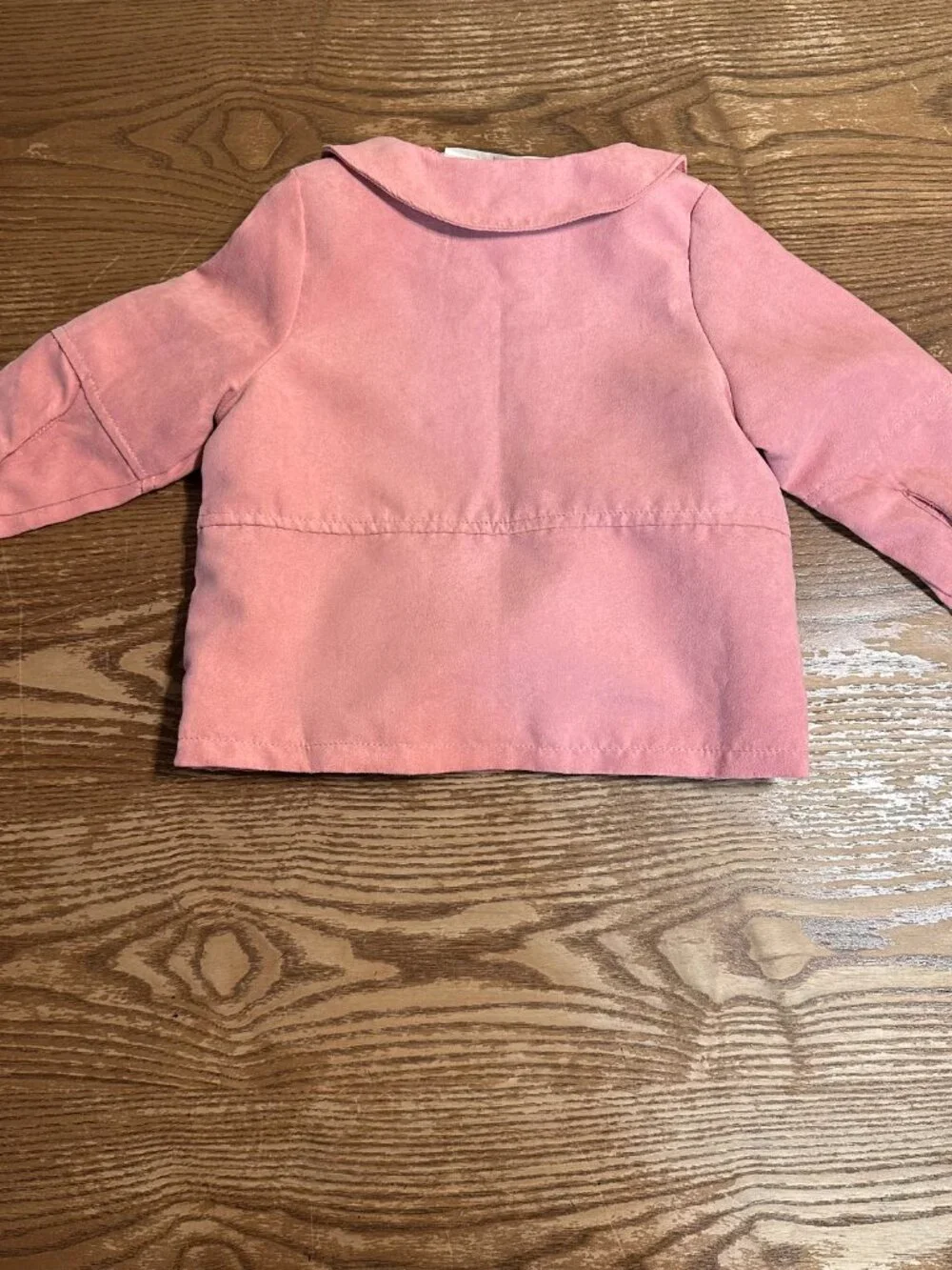 H&M Girls Pink Faux Suede Jacket & Shorts Matching Set 2T